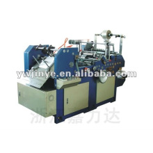 SILICONE PAPER OR WINDOW-FILM STICKING MACHINE for sticking non woven fabrics